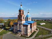 Церковь Тихвинской иконы Божией Матери, Вид с запада<br>, Губернское, Аргаяшский район, Челябинская область
