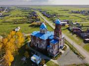 Церковь Тихвинской иконы Божией Матери, Вид с севера<br>, Губернское, Аргаяшский район, Челябинская область