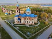 Церковь Тихвинской иконы Божией Матери, Вся территория храма<br>, Губернское, Аргаяшский район, Челябинская область
