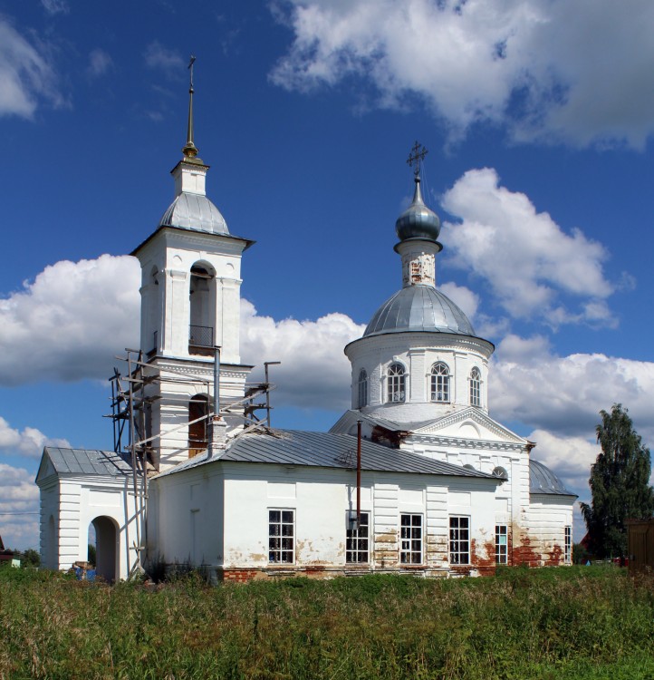 Лучинское. Церковь Николая Чудотворца. фасады