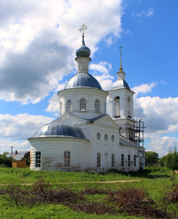 Лучинское. Церковь Николая Чудотворца. фасады