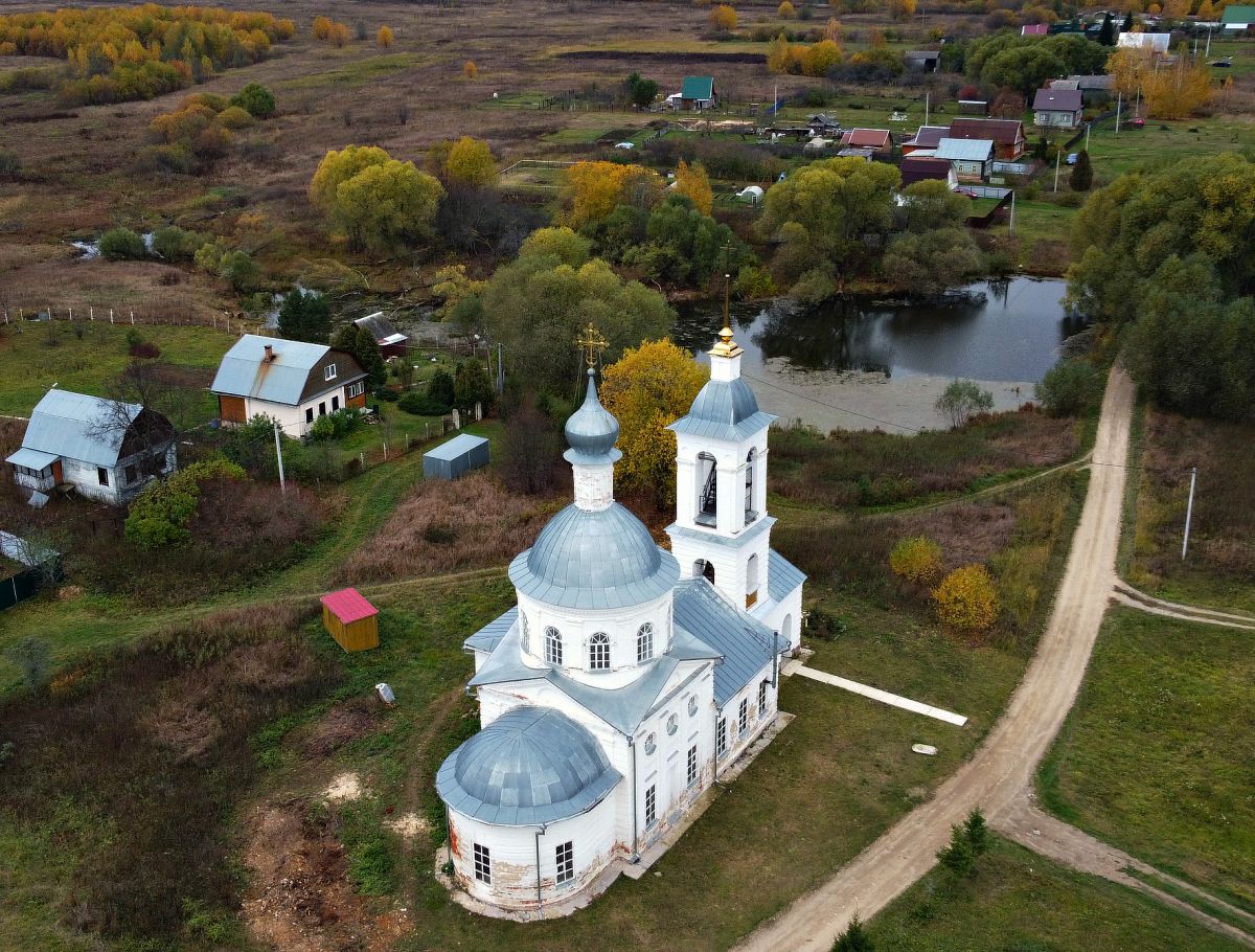 Лучинское. Церковь Николая Чудотворца. фасады