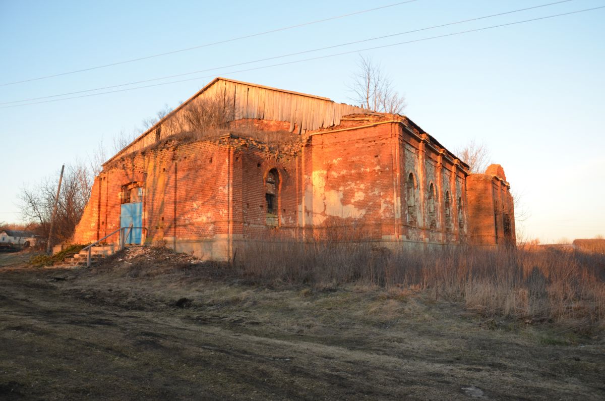 Церковь Успения Пресвятой Богородицы, Пол-Успенье (Краснозоренский район, Орловская область). фасады, Вид с юго-запада