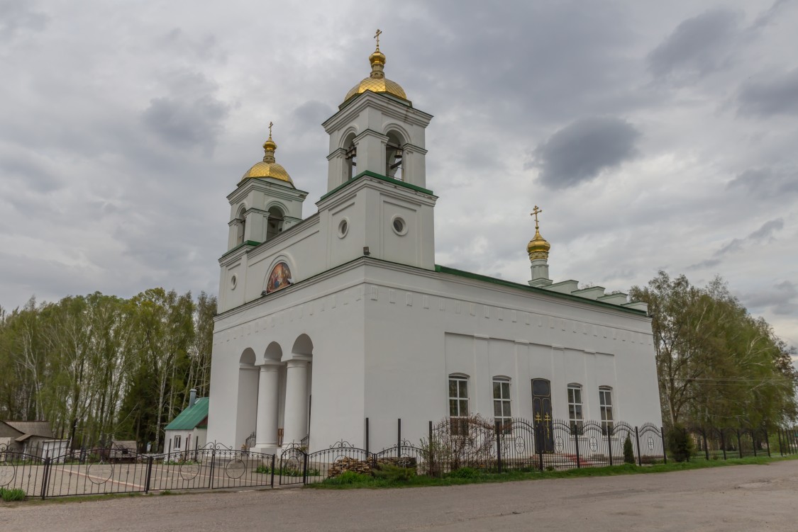 Церковь Рождества Христова, Поддубровка (Усманский район, Липецкая область). фасады, Вид  с севера
