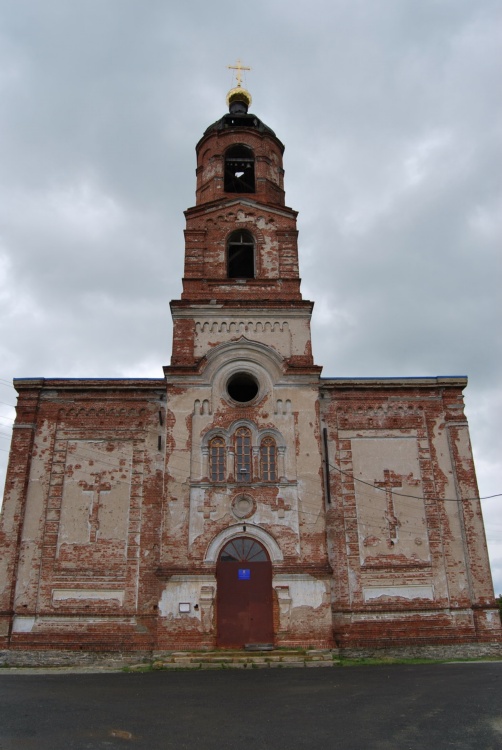 Церковь Тихвинской иконы Божией Матери, Губернское (Аргаяшский район, Челябинская область). фасады