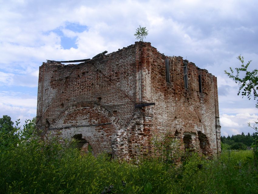 Рыжково. Церковь Успения Пресвятой Богородицы. фасады, вид с юго-запада