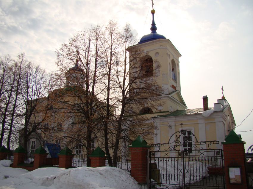 Слобода. Церковь Георгия Победоносца. фасады, Вид со стороны сельской улицы.