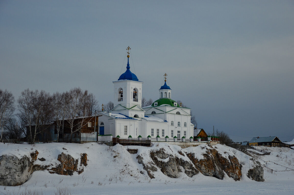 Церковь Георгия Победоносца, Слобода (Первоуральск (ГО Первоуральск), Свердловская область). фасады