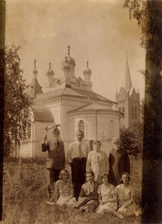 Церковь Марии Египетской, Вилейка (Вилейский район, Беларусь, Минская область). архивная фотография, Вид на абсиду храма. Частная коллекция. Фото 1930-х годов