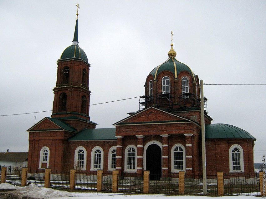 Церковь Рождества Христова, Верхнее Казачье (Задонский район, Липецкая область). фасады, Фотография сайта rustemple.narod.ru