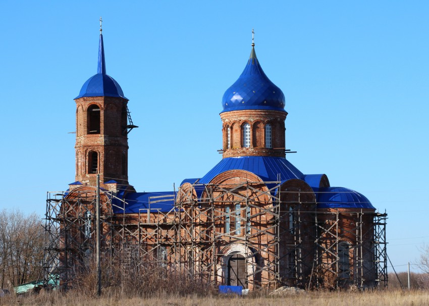 Церковь Михаила Архангела, Воронежская Лозовка (Хлевенский район, Липецкая область). фасады