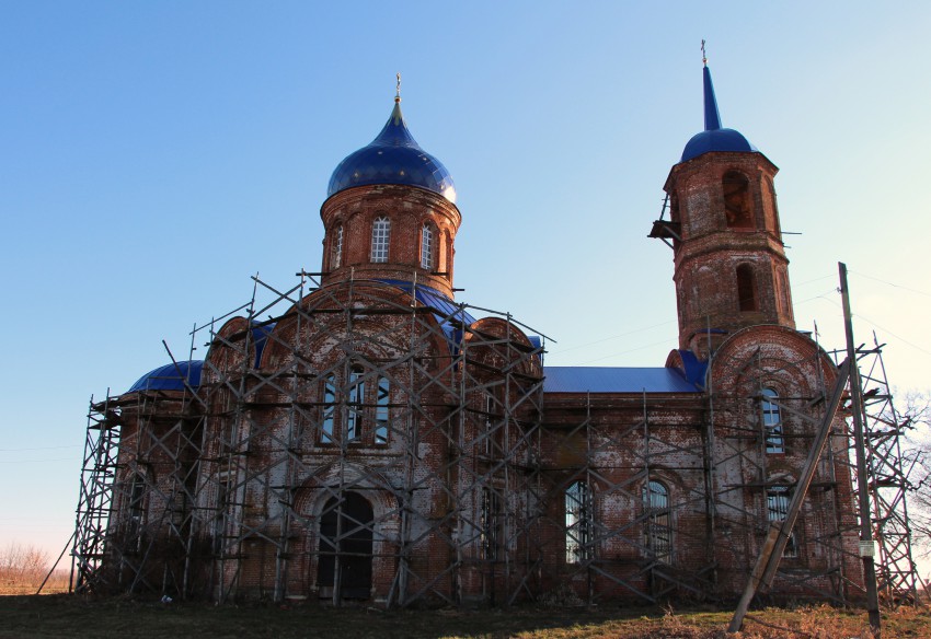Церковь Михаила Архангела, Воронежская Лозовка (Хлевенский район, Липецкая область). фасады