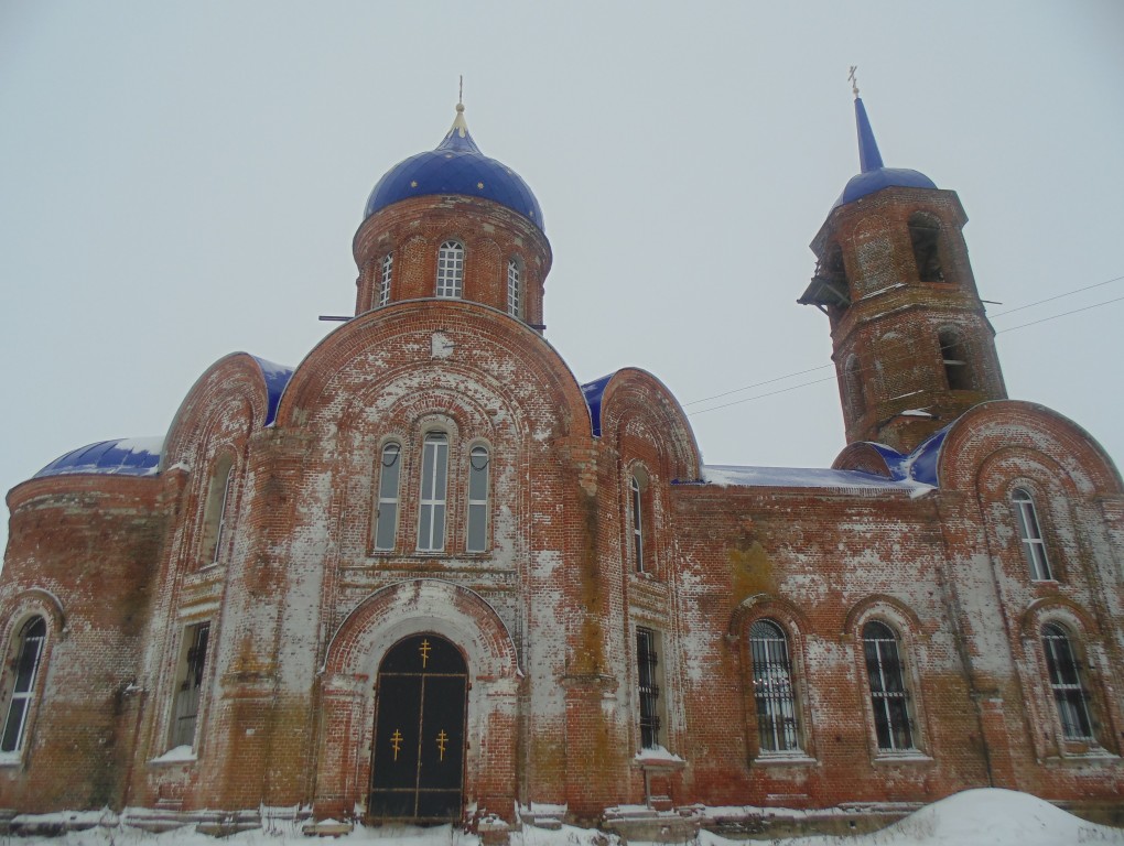 Церковь Михаила Архангела, Воронежская Лозовка (Хлевенский район, Липецкая область). фасады