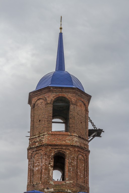Церковь Михаила Архангела, Воронежская Лозовка (Хлевенский район, Липецкая область). архитектурные детали, Завершение колокольни