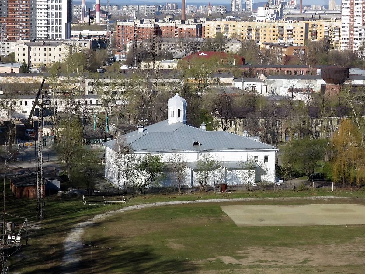 фасады. Церковь Успения Пресвятой Богородицы на Эльмаше, Екатеринбург (Екатеринбург, город, Свердловская область)