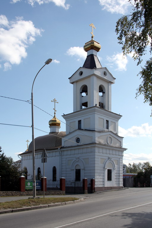 Церковь Троицы Живоначальной на Проезжей, Екатеринбург (Екатеринбург (МО город Екатеринбург), Свердловская область). фасады, Вид с северо-запада