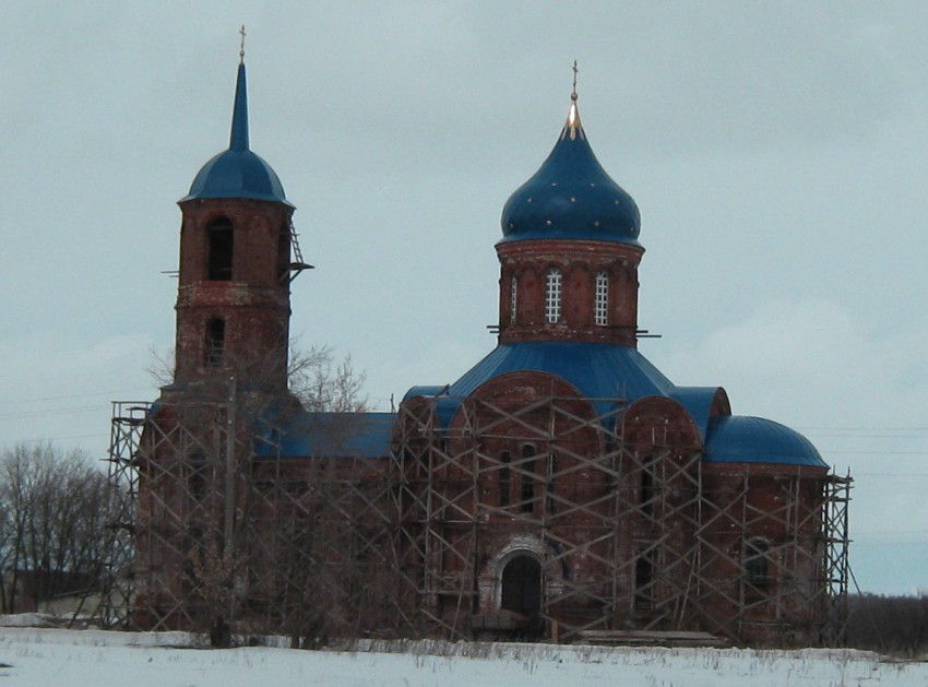 Церковь Михаила Архангела, Воронежская Лозовка (Хлевенский район, Липецкая область). фасады