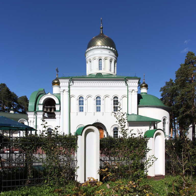 Церковь Иоанна Воина, Новоберёзовский (Берёзовский (Берёзовский ГО), Свердловская область). фасады, Южный фасад