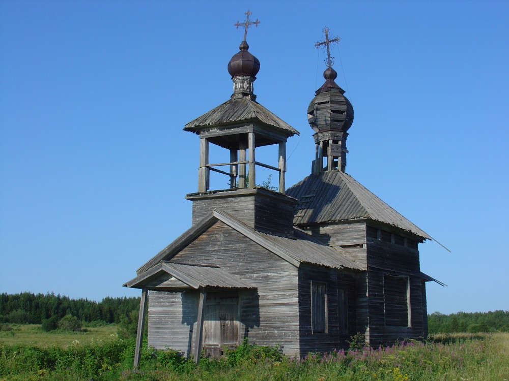 Церковь Димитрия Солунского, Корбала (Шенкурский район, Архангельская область). фасады