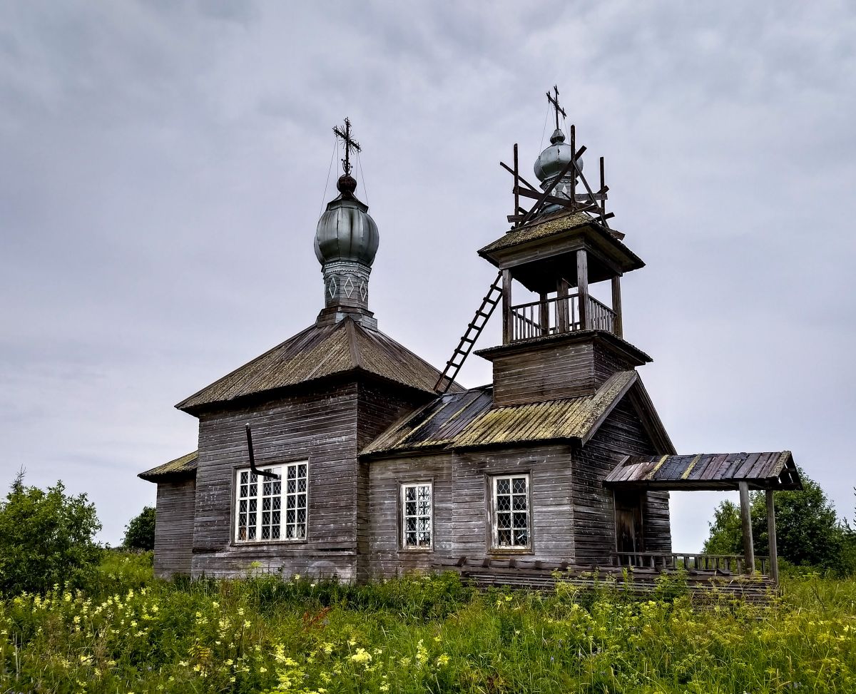 Церковь Димитрия Солунского, Корбала (Шенкурский район, Архангельская область). фасады