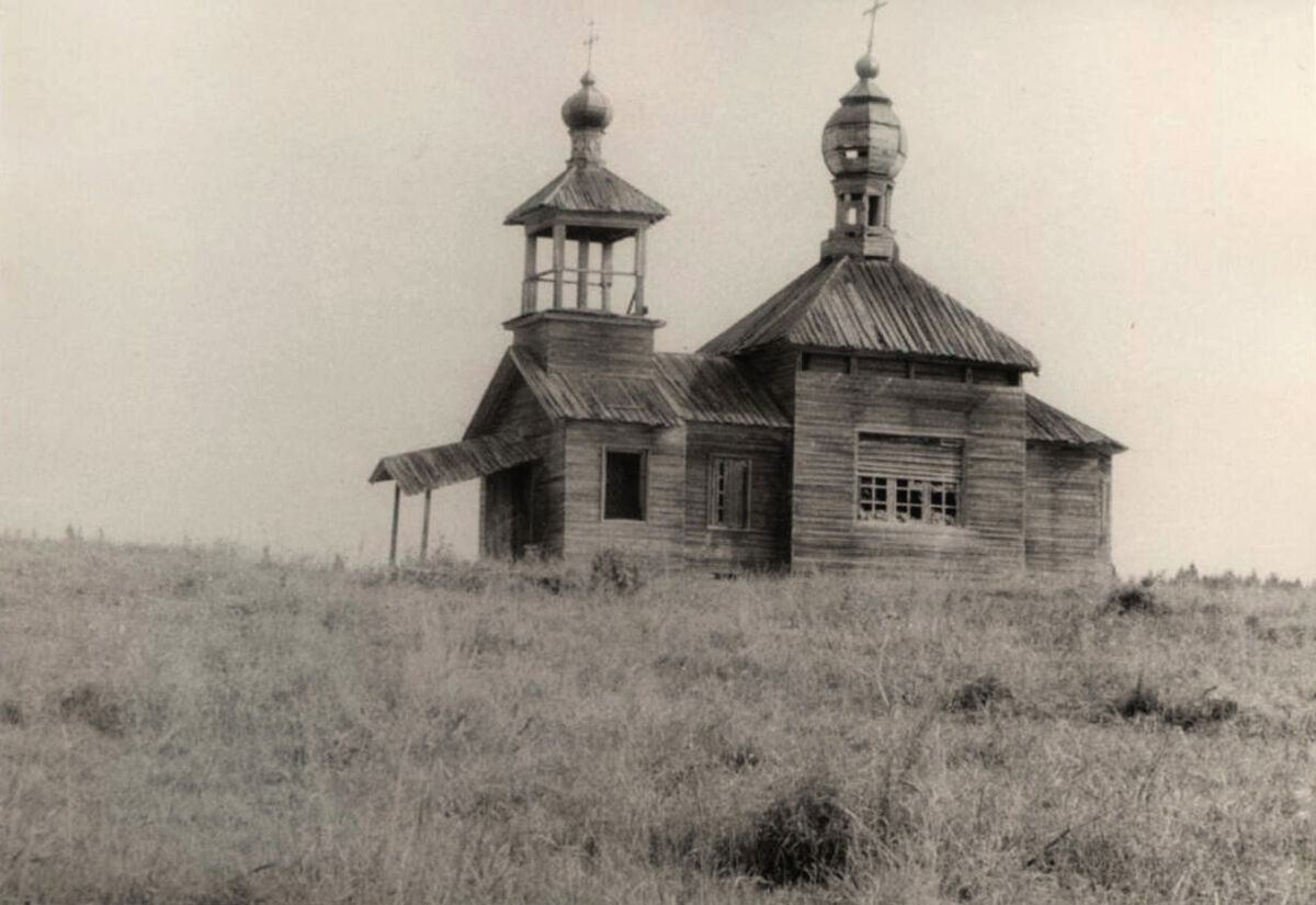 Церковь Димитрия Солунского, Корбала (Шенкурский район, Архангельская область). архивная фотография, Фото Г. А. Кулижникова, Шенкурский музей. 