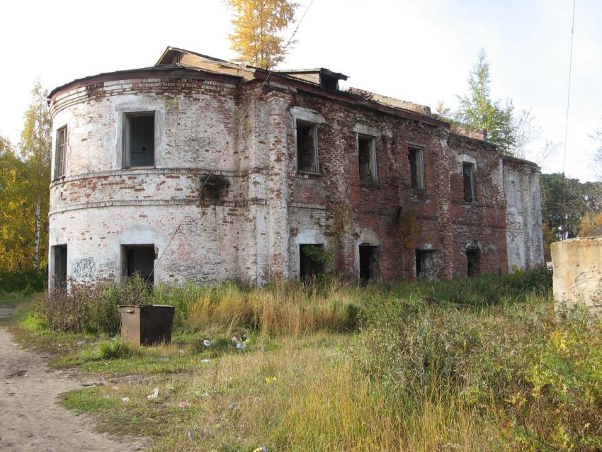 Церковь Сретения Господня, Шенкурск (Шенкурский район, Архангельская область). общий вид в ландшафте