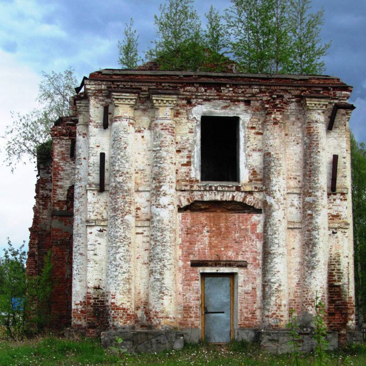 Шенкурск. Церковь Сретения Господня. фасады, западный фасад