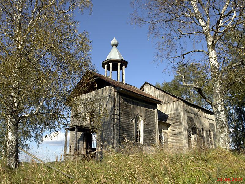 Церковь Рождества Пресвятой Богородицы в Лумбушах, Брюхово (Медвежьегорский район, Республика Карелия). фасады