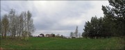 Муромский Успенский мужской монастырь, Вид с севера от гостевого домика, Муромский, Пудожский район, Республика Карелия