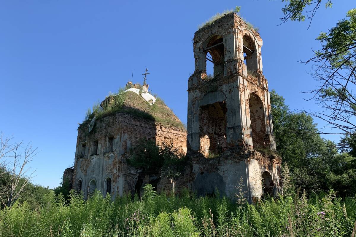 Церковь Спаса Нерукотворного Образа, Шумово (Болховский район, Орловская область). фасады