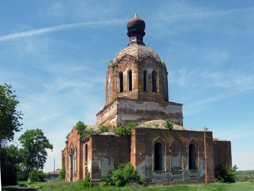 Церковь Василия Великого, Бычок (Петропавловский район, Воронежская область). фасады