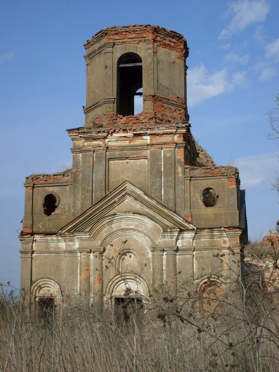 Церковь Вознесения Господня, Большое Теплое (Мценский район и г. Мценск, Орловская область). фасады, Внешний вид.