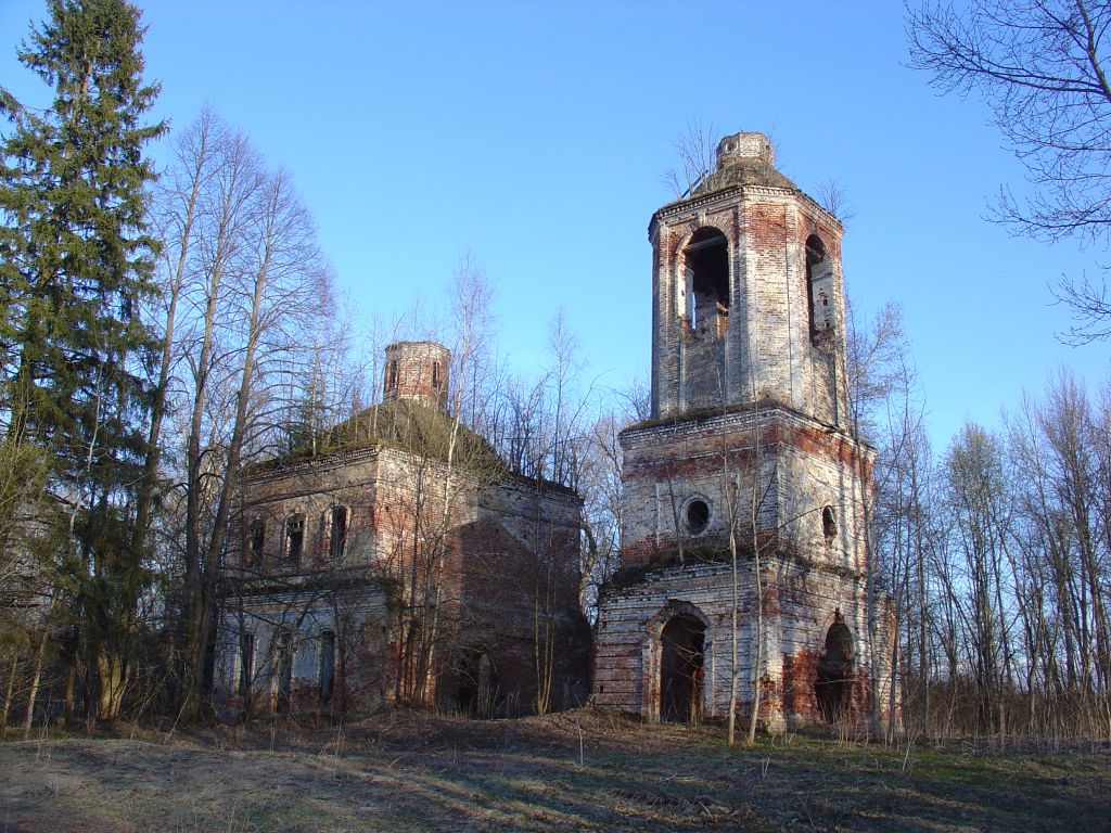 Церковь Воскресения Христова, Шеметово (Даниловский район, Ярославская область). фасады