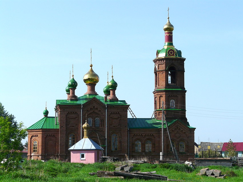 Церковь Александра Невского, Харино (Красноармейский район, Челябинская область). фасады