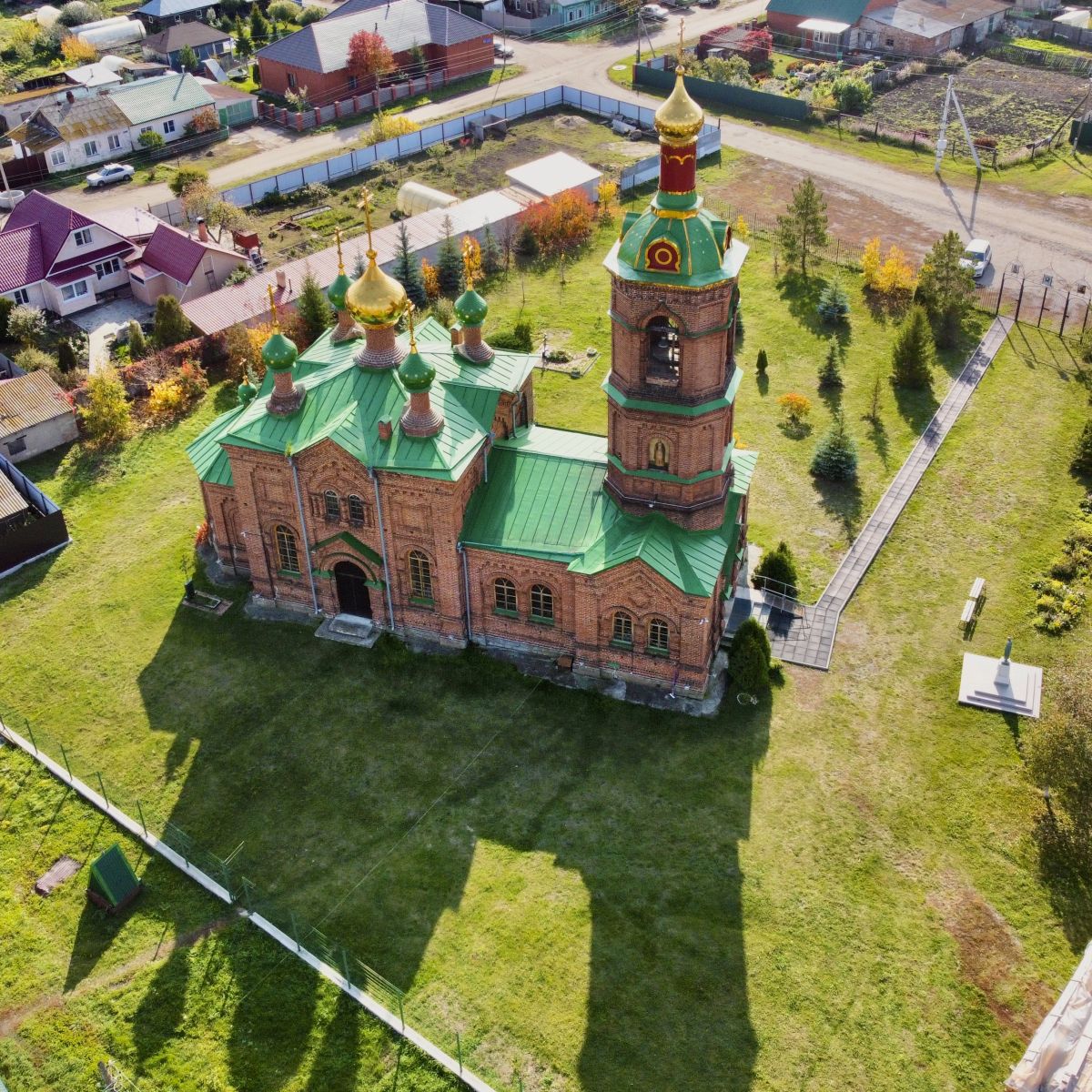 Церковь Александра Невского, Харино (Красноармейский район, Челябинская область). фасады, Вид с севера