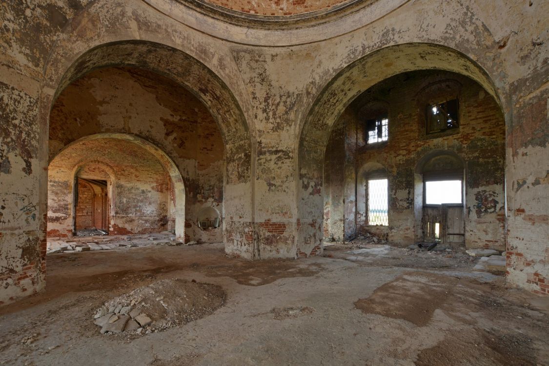 Церковь Казанской иконы Божией Матери, Стрешнево (Данковский район, Липецкая область). интерьер и убранство, Северо-западная сторона основного объема