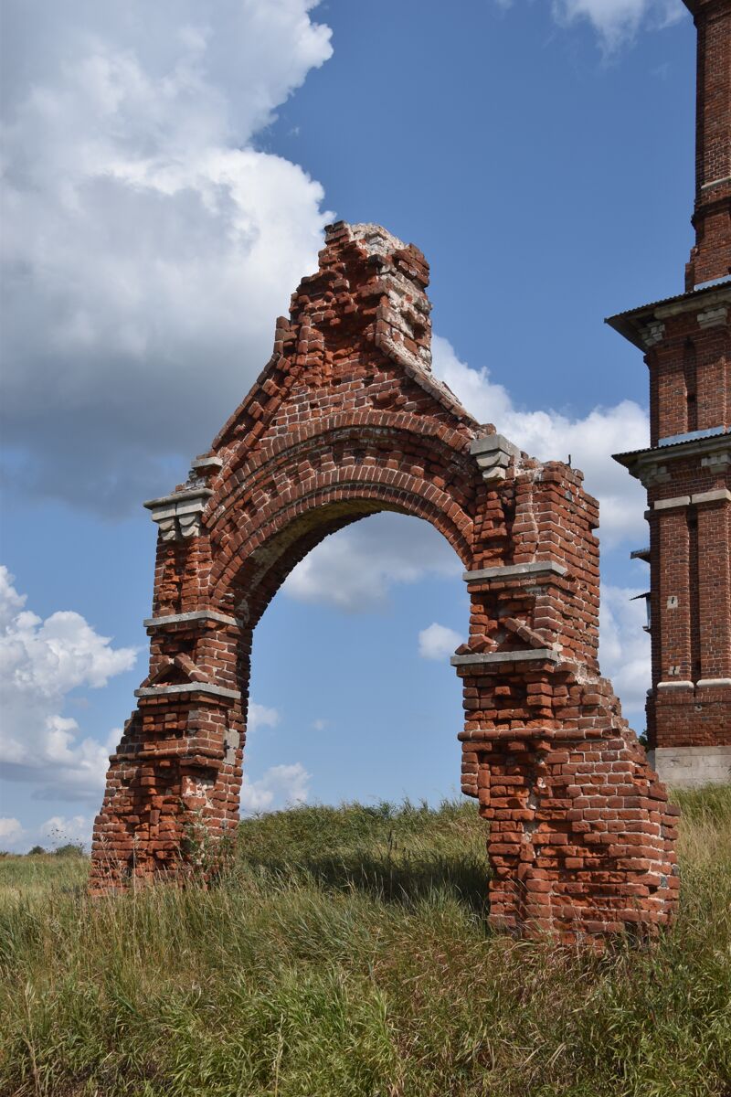 Церковь Казанской иконы Божией Матери, Стрешнево (Данковский район, Липецкая область). архитектурные детали