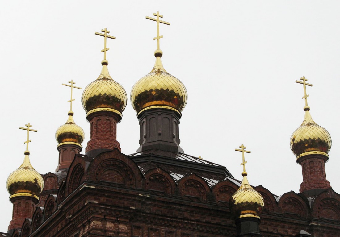 Церковь Воздвижения Креста Господня, Хвалынск (Хвалынский район, Саратовская область). архитектурные детали, Купола, купола......