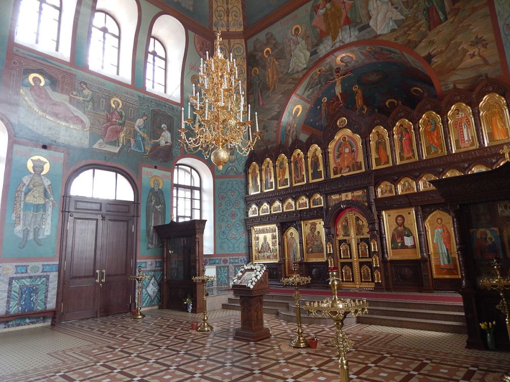 Церковь Воздвижения Креста Господня, Хвалынск (Хвалынский район, Саратовская область). интерьер и убранство