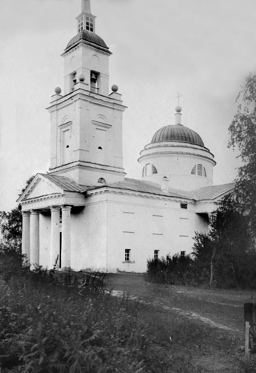 Церковь Троицы Живоначальной, Хворостьево (Торопецкий район, Тверская область). архивная фотография, Фото Н.Д. Бартрама, 1912