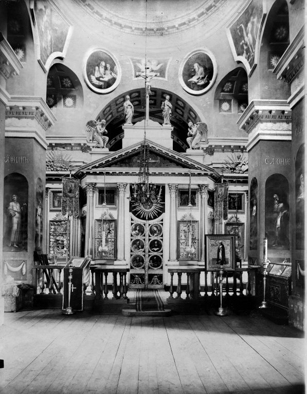 Хворостьево. Церковь Троицы Живоначальной. архивная фотография, Фото Н.Д. Бартрама, 1912