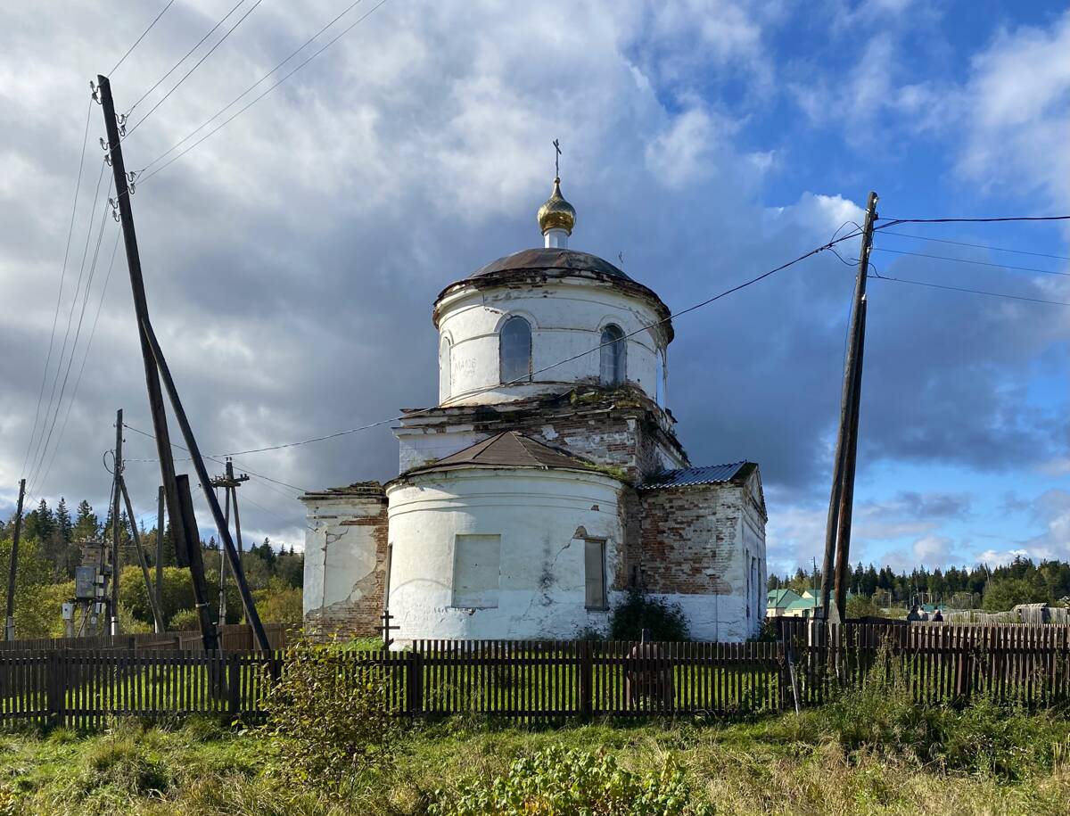 Церковь Николая Чудотворца, Большой Кемчуг (Козульский район, Красноярский край). фасады, Вид с северо-востока