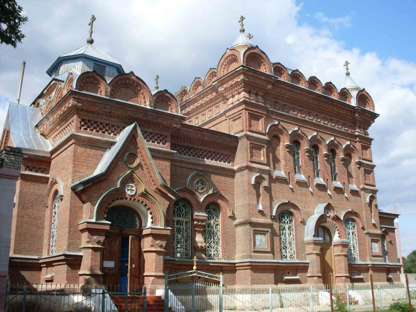 Церковь Воздвижения Креста Господня, Хвалынск (Хвалынский район, Саратовская область). фасады