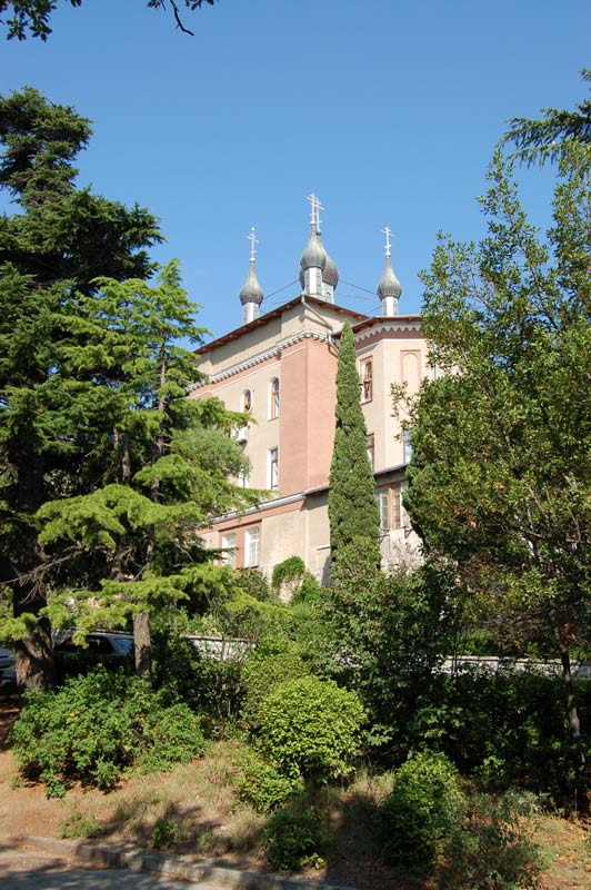 Церковь Александра Невского при санатории Св. Луки, Алупка (Ялта, город, Республика Крым). фасады