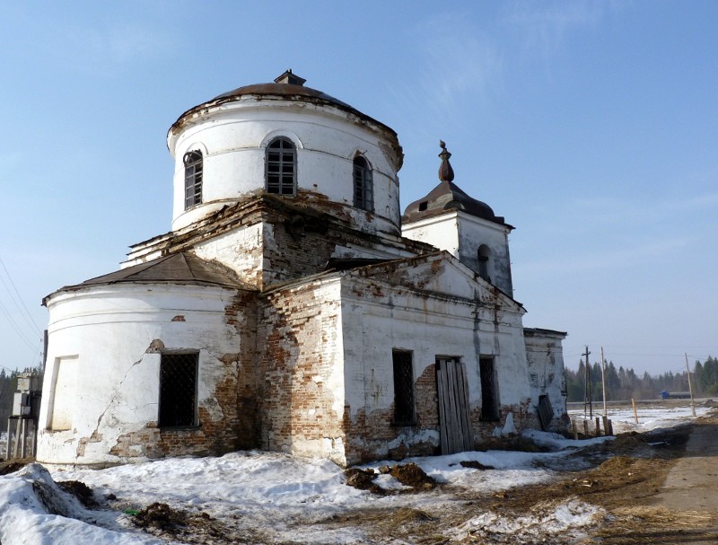 Большой Кемчуг. Церковь Николая Чудотворца. фасады