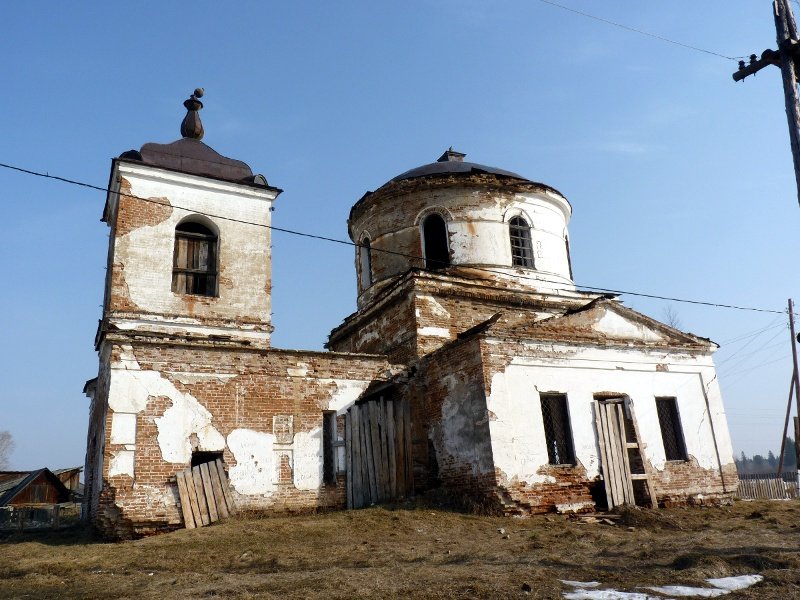 Церковь Николая Чудотворца, Большой Кемчуг (Козульский район, Красноярский край). фасады