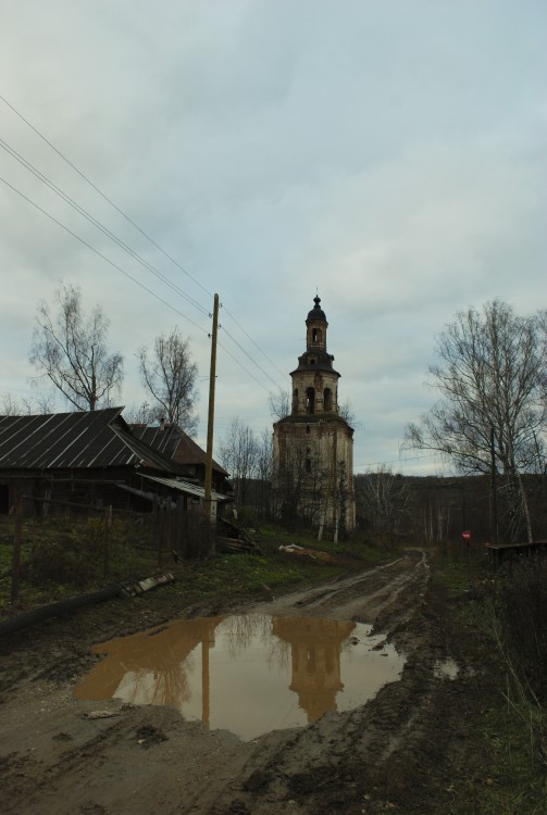 Церковь Петра и Павла, Ишлык (Петропавловск) (Советский район, Кировская область). общий вид в ландшафте