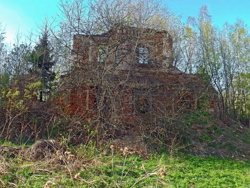 Ишлык (Петропавловск). Церковь Петра и Павла. фасады, Останки церкви