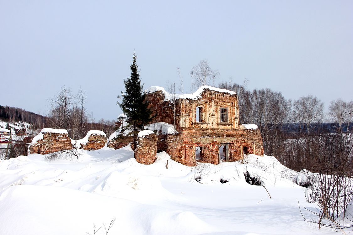 Ишлык (Петропавловск). Церковь Петра и Павла. фасады, Вид с юго-запада.