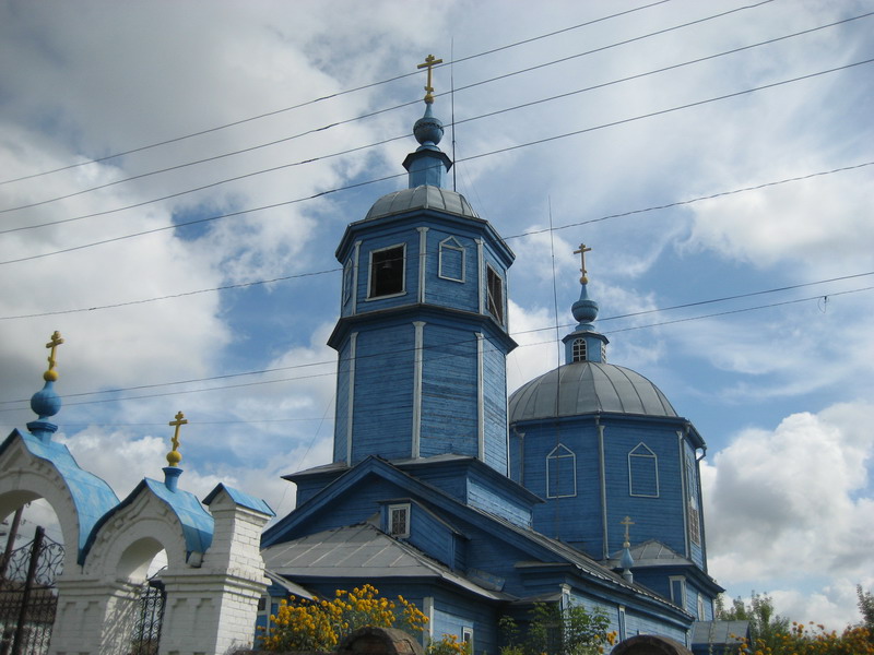 Румянцево. Церковь Казанской иконы Божией Матери. фасады, Вид с запада